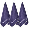 Picture of Wuwahold Microfiber Gym Towels Bigger Size Super Soft for Exercise Fitness, Sports, Workout, 380-GSM 15-Inch x 31-Inch Quick-Drying Towels (3 Pack, Navy Blue)
