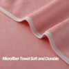 Picture of Wuwahold Microfiber Gym Towels Bigger Size Super Soft for Exercise Fitness, Sports, Workout, 380-GSM 15-Inch x 31-Inch Quick-Drying Towels (3 Pack, Pink)