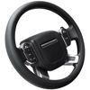 Picture of SEG Direct Car Steering Wheel Cover for F-150 Tundra Range Rover 15 1/2" - 16", Black Microfiber Leather