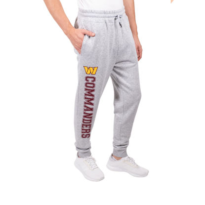 Picture of Ultra Game NFL Men's Super Soft Game Day Jogger Sweatpants, Washington Commanders, Heather Gray, Large