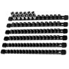 Picture of Reniteco Socket Organizer Drive ABS Tools - Black Socket Holder, Premium Quality 6 Pieces Socket Holders Kit 1/4-Inch x 32 Clips, 3/8-Inch x 30 Clips, 1/2-Inch x 24 Clips（6PC,Black)