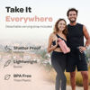 Picture of Hydracy 2L Large Water Bottle, Shatterproof, BPA Free Tritan Plastic, Leakproof, Zero Condensation, With Detachable Carry Strap, Spillproof Lid, Convenient Silicon Spout, Ideal for Gym, Yoga