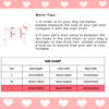 Picture of Dxhycc Dog Knitted Sweater Dog Heart Sweater Puppy Sweater Warm Soft Pet Holiday Clothes for Large Cats and Dogs (Pink, L)