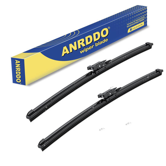 Picture of 2 wipers Factory Replacement For 2007-2020 Toyota Tundra 2008-2020 Toyota Sequoia Original Equipment Replacement Windshield Wiper Blades Set - 26"+23" Pinch Tab (Set of 2) Not for J Hook
