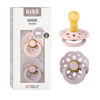 Picture of BIBS Pacifiers - Boheme Collection | BPA-Free Baby Pacifier | Made in Denmark | Set of 2 Blossom/Dusky Lilac Color Premium Soothers | Size 6-18 Months