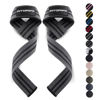 Picture of Fitgriff® Lifting Wrist Straps for Weightlifting, Gym, Deadlift, Workout (Made of Premium Cotton & Padded) - Men & Women (Standard, Grey)