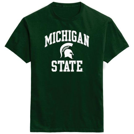 Picture of Barnesmith Michigan State University MSU Spartans Short-Sleeve T-Shirt, Spirit, Hunter Green, Small
