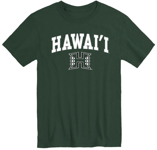 Picture of Barnesmith University of Hawaii UH Warriors Short-Sleeve T-Shirt, Spirit, Hunter Green, X-Large