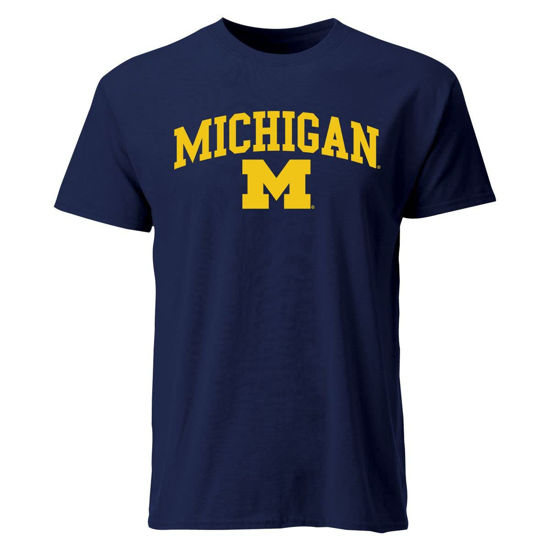 Picture of Barnesmith University of Michigan UMich, U-M Wolverines Short-Sleeve T-Shirt, Spirit, Navy, XX-Large