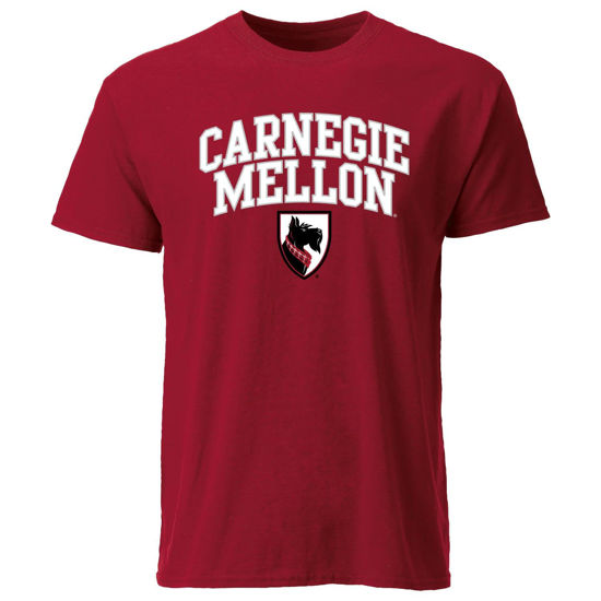 Picture of Barnesmith Carnegie Mellon University CMU Tartans Short-Sleeve T-Shirt, Spirit, Cardinal, XX-Large