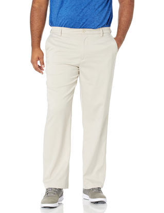 Picture of Amazon Essentials Men's Classic-Fit Stretch Golf Pant (Available in Big & Tall), Stone, 42W x 34L