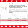 Picture of Dxhycc Dog Knitted Sweater Dog Heart Sweater Puppy Sweater Warm Soft Pet Holiday Clothes for Medium Cats and Dogs (Red, M)