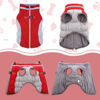 Picture of Lelepet Warm Dog Winter Coat Dog Coat Fleece Dog Jacket with Harness Dog Cold Weather Coats Windproof Reflective Turtleneck XS Dog Coat Dog Fleece Vest with Zipper Dog Coat for Small Medium Large Dogs