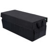 Picture of MIU COLOR Trunk Organizer with Lid,12 Pockets Sturdy Car Organizer for SUV, Non-Slip Bottom, Car Storage Organizer for Sedans, Van, Jeep, Grocery, Extra Large 4 Compartments, Black