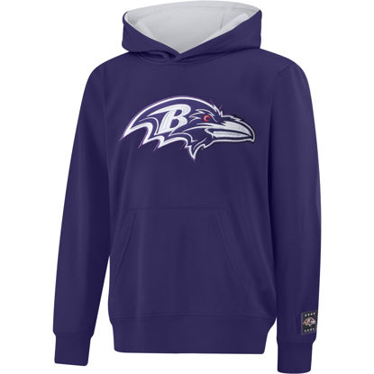 Picture of Ultra Game Boys' NFL Official Super Soft Premium Pullover Hoodie Sweatshirt-Warm Polyester Blend, Team Color, 18-20