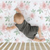 Picture of BROLEX Baby Fitted Crib Sheets: Kid Crib Sheets - Set of 2 for Toddler Standard Size Crib Mattress for Boys and Girls - Jersey Knit Crib Bed Sheets Pink Blossom