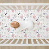 Picture of BROLEX Baby Fitted Crib Sheets: Kid Crib Sheets - Set of 2 for Toddler Standard Size Crib Mattress for Boys and Girls - Jersey Knit Crib Bed Sheets Elephant Rabbit