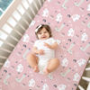 Picture of BROLEX Baby Fitted Crib Sheets: Kid Crib Sheets - Set of 2 for Toddler Standard Size Crib Mattress for Boys and Girls - Jersey Knit Crib Bed Sheets Elephant Rabbit