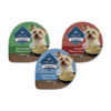 Picture of Blue Buffalo Delights Natural Adult Small Breed Wet Dog Food Cups, Pate Style, Chicken, Prime Rib and NY Strip 3.5-oz (24 Pack- 8 of Each Flavor)