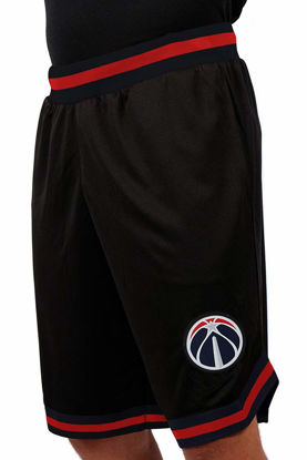 Picture of Ultra Game NBA Washington Wizards Mens Woven Basketball Shorts, Team Color, X-Large