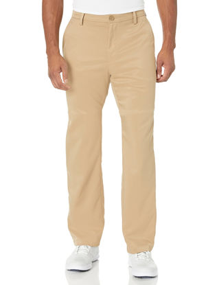 Picture of Amazon Essentials Men's Classic-Fit Stretch Golf Pant (Available in Big & Tall), Khaki Brown, 42W x 34L