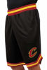 Picture of Ultra Game NBA Cleveland Cavaliers Mens Woven Basketball Shorts, Team Color, Large