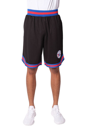 Picture of Ultra Game NBA Philadelphia 76ers Mens Woven Basketball Shorts, Team Color, Medium