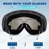 Picture of LAVOLLY Ski Goggles Snowboard Goggles Adult, 100% UV Protection Anti-Fog Snow Goggles Snowmobile Skiing Skating for Men Women Youth