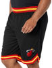 Picture of Ultra Game NBA Miami Heat Mens Woven Basketball Shorts, Team Color, Large