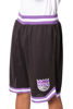 Picture of Ultra Game NBA Sacramento Kings Mens Woven Basketball Shorts, Team Color, Large