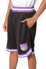 Picture of Ultra Game NBA Sacramento Kings Mens Woven Basketball Shorts, Team Color, Large