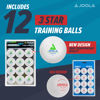 Picture of JOOLA Training 3 Star Table Tennis Balls 12, 60, or 120 Pack - 40+mm Regulation Bulk Ping Pong Balls for Competition and Recreational Play - Fun as a Cat Toy - Indoor and Outdoor Compatible