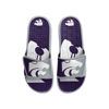 Picture of FOCO Kansas State Wildcats NCAA Mens Colorblock Big Logo Gel Slides - L