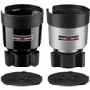 Picture of SEVEN SPARTA 2 Pack Car Cup Holder Expander Organizer Adjustable Base, Compatible with Yeti 20/26/30 oz, Hydro Flasks 32/40oz, Nalgenes 30/32/38/48 oz, Other Bottles in 3.4"-3.8" (Black and Silver)