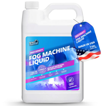 Picture of 1 Gallon Fog Machine Liquid Smoke - Pro-Grade Smoke Machine Fog, High Density Fog Juice for 400-1500 Watt Foggers, Water-Based Fog Fluid for Ultra Thick & Lasting Fog, Ideal for Film, Theater & Events