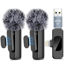 Picture of Wireless Lavalier Microphone for iPhone iPad,MacBook,Mini Microphone with Noise Reduction,Lightning Microphone for Video Vlog,TikTok,YouTube,Interviews,Live Streaming,2 Pack(for iPhone 14 and Below)