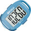Picture of 3DFitBud Simple Step Counter Walking 3D Pedometer from 3DActive with Clip & Lanyard - A420S - Light Blue