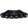 Picture of Crosby Slotted Pure Ebony Bridge Pins with Abalone Dot Inlay for 6 & 12 String Acoustic Guitar