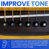 Picture of Crosby Slotted Pure Ebony Bridge Pins with Abalone Dot Inlay for 6 & 12 String Acoustic Guitar