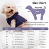 Picture of Vecomfy Fleece Lining Extra Warm Dog Hoodie in Winter for Large Dogs Jacket Pet Coats with Hooded,Blue XL