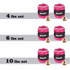 Picture of Henkelion 1 Pair 10 Lbs Adjustable Ankle Weights For Women Men Kids, Strength Training Wrist Weights Ankle Weights Set For Gym, Fitness Workout, Running, Lifting Exercise Leg Weights - each 5 Lbs Pink