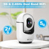 Picture of 2K Indoor Camera, 5/2.4 GHz WiFi Pan/Tilt Security Camera with AI Motion Detection, One-Click, Wired Baby/Pet Camera with 2-Way Audio, 24/7, Siren Alarm, TF/Cloud Storage - 4 Pack