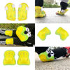 Picture of Kids/Youth Knee Pad Elbow Pads Guards Protective Gear Set for Roller Skates Cycling BMX Bike Skateboard Inline Skatings Scooter Riding Sports (Yellow, Small (3-8 years))