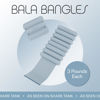 Picture of Bala Bangles Wrist & Ankle Weights for Women & Men (Sea) - 3 lb Adjustable Silicone Weighted Bracelet Set for Gym, Yoga, Pilates, Cardio & Strength Training - Wearable Arm & Leg Workout Weights