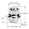 Picture of Dynofit 12mmx1.5 Stock Lug Nuts For Escape 2001-2019/Focus 2012-2018/Fusion 2006-2019, One-Piece Style OEM Wheel Nuts Replace for Factory Nut Compatible with Ford Lincoln MKC MKZ, Work on AL/Steel Rim
