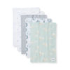 Picture of Burt's Bees Baby Infant Burp Cloths, 100% Organic Cotton Extra Absorbent Soft Fabric Drool Cloths, 5-Pack Newborn Must-Have Essential Large Burping Cloths, One Size 17 x 11.75 Inches