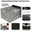 Picture of ELONGRIVER Car Trash Can Bin for Car Back Seat Leak Proof, Cute Car Trash Bag Hanging, Vehicle Trash Can for SUV Truck Van, Automotive Car Garbage Cans Front Seat Camo Black