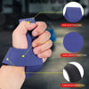 Picture of SKDK Cotton Hard Pull Wrist Lifting Straps Grips Band-Deadlift Straps with Neoprene Cushioned Wrist Padded and Anti-Skid Silicone - for Weightlifting, Bodybuilding, Xfit, Strength Training (Blue)