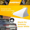 Picture of AMSPRAC Shark Fin Antenna Cover,AM/FM Radio Antenna Base Compatible with Kia Optima 2014-2020,Hyundai Sonata 2015-2019,Genesis Sedan G80 2015-2017,Coupe 2013-2015,Elantra Sedan 2011-2016 White