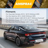 Picture of AMSPRAC Shark Fin Antenna Cover,AM/FM Radio Antenna Base Compatible with Kia Optima 2014-2020,Hyundai Sonata 2015-2019,Genesis Sedan G80 2015-2017,Coupe 2013-2015,Elantra Sedan 2011-2016 White